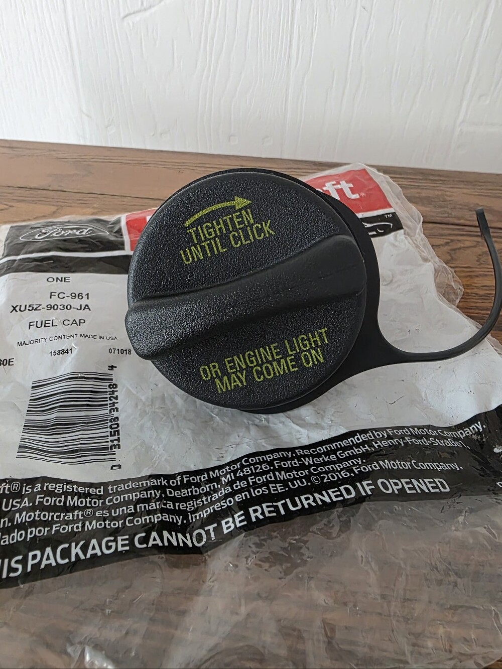 Genuine Motorcraft FC-961 Fuel Tank Cap